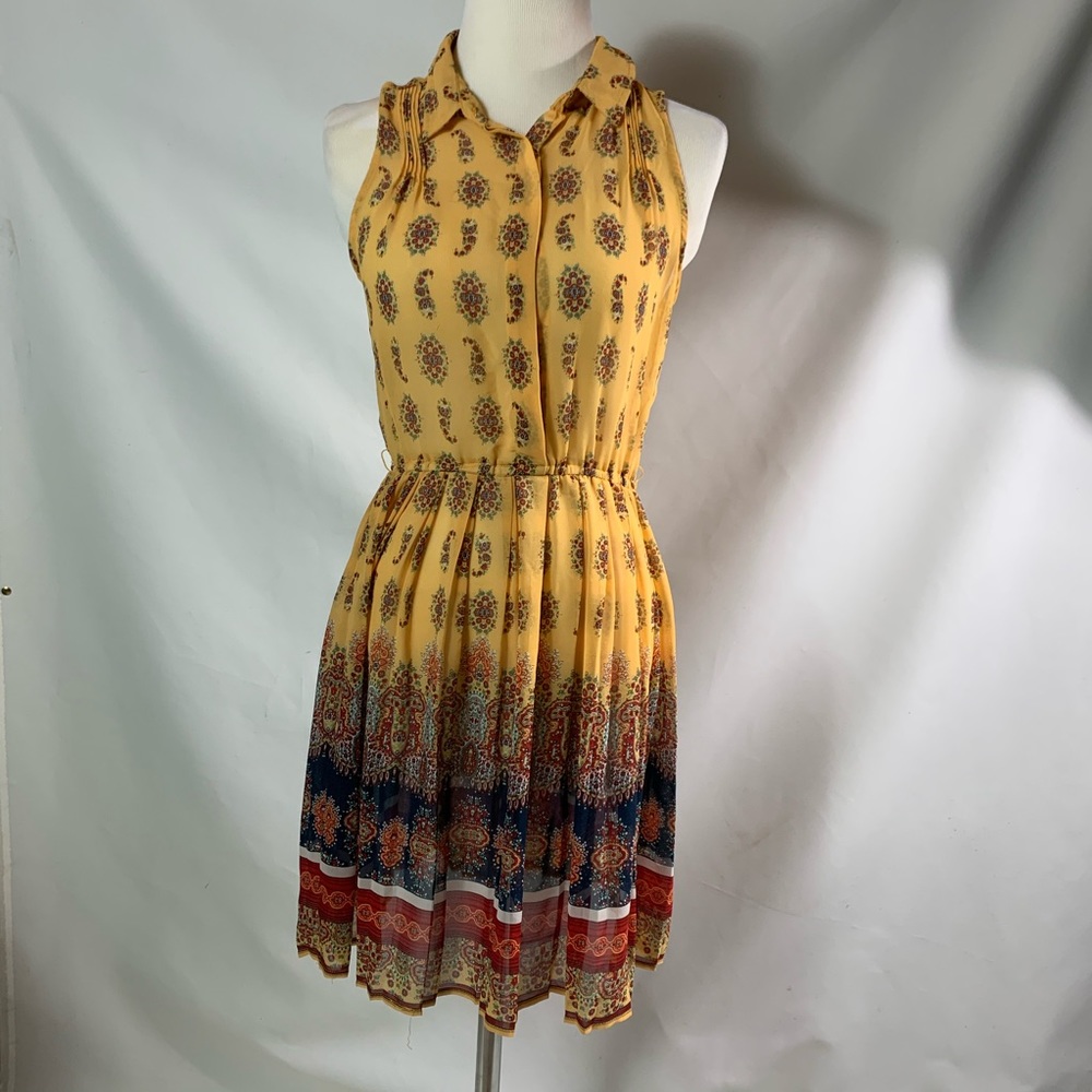 🌞Boho Floral Pleated Tunic Dress by American Rag